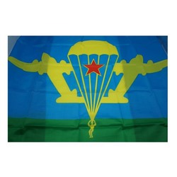 Флаг  без древка ВДВ 135*88см / пакет