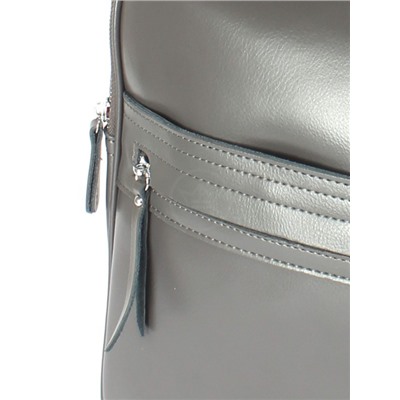 Рюкзак жен натуральная кожа JRP-8631,  1отд,  5внут+3внеш/карм,  серый 248196