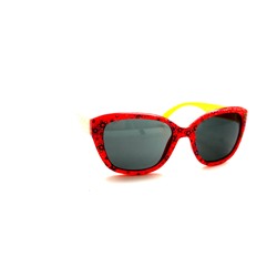 Детские солнцезащитные очки - looks style 8876 красный желтый