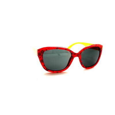 Детские солнцезащитные очки - looks style 8876 красный желтый