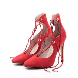 V-239 RED Туфли женские (натуральная замша) размер 35