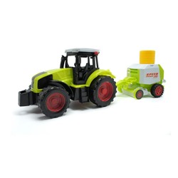Трактор Фермера (инерцион.) с навесным оборудованием 40*13см / коробка 666-151A