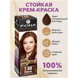 FIONA Стойкая крем-краска д/волос  7.68 Коньяк