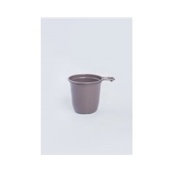 Чашка кофейная 200мл коричневая Бийск (1200/75)