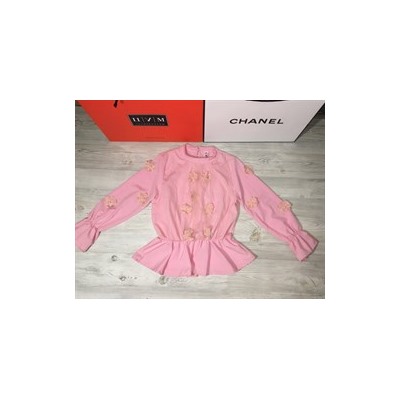 Блузка, размер единый 42-46, цвет розовый