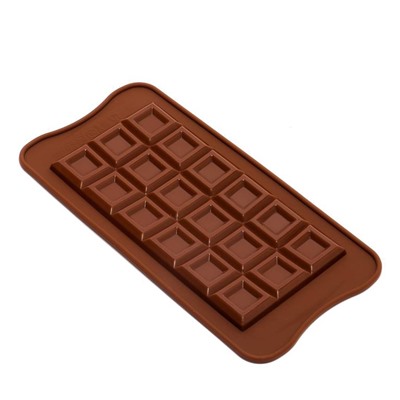 Форма силиконовая для шоколада «Плитка кубики»