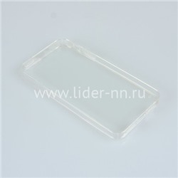 Задняя панель для  iPhone5 Силикон  прозрачная (пакет)