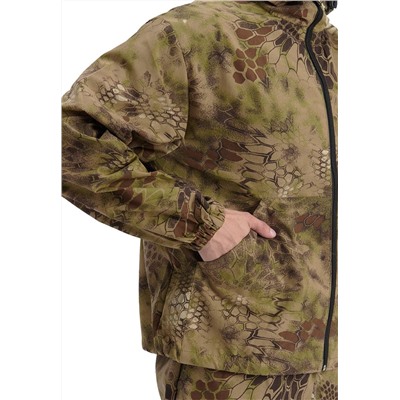Костюм "МАСКХАЛАТ" куртка/брюки, цвет: кмф "Питон коричневый", ткань: Сорочечная