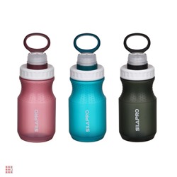 SILAPRO Бутылка для воды, 6.5x15.5см, 380мл, 3 цвета