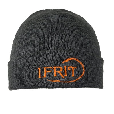 Шапка с отворотом IFRIT RAN (Серый меланж)
