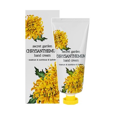 JIGOTT Крем д/рук с экстр.хризантемы  Secret Garden Chrysantemum Hand Cream 100мл