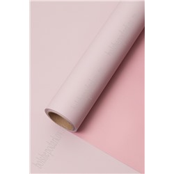 Пленка двухсторонняя для цветов в рулоне 58 см*10 м (SF-7059) нежно-розовый/розовый №168
