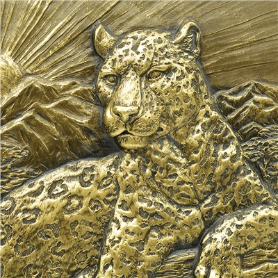 Барельеф-Картина "Леопард" 420*340мм