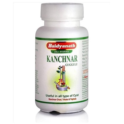 KANCHNAR Guggul, Baidyanath (КАНЧНАР Гуггул, Бадьянатх), 80 таб.