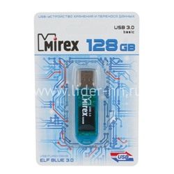USB Flash 128GB Mirex ELF BLUE 3.0