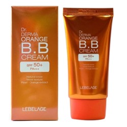 Lebelage BB-крем увлажняющий с экстрактом апельсина / Dr. Derma Orange B.B Cream Spf 50+ Pa+++, 30 мл