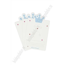 Карточки для украшений "Корона №3" (20 шт) SF-7700, голубой