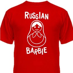 Футболка детская "Russian Barbie"