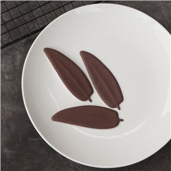 Силиконовый мат для отливки шоколада «Перышки»