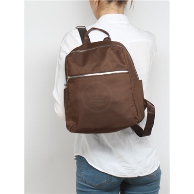 Рюкзак жен текстиль Migo-6786,  1отд,  3внут+4внеш/ карм,  коричневый 256182
