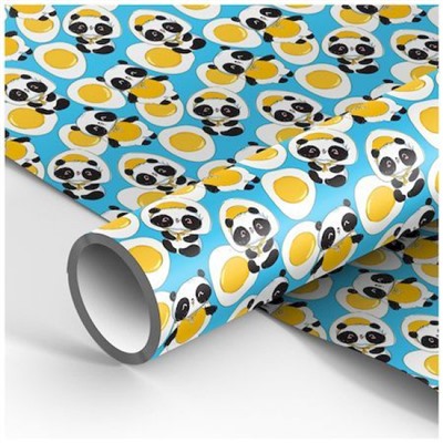 Бумага упаковочная  70х100 см "Cute pandas" 90 г/м2 М100_41081 MESHU