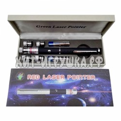 Лазер мощный (зеленый свет, 5 насадок) 03-3, 03-3