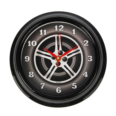 Часы настенные "Колесо", "Рубин", 21х21 см