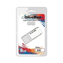 USB Flash 8GB Oltramax (240) белый