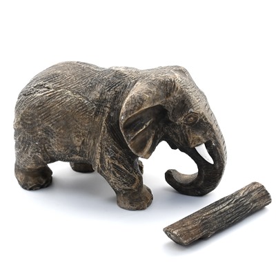 Скульптура из кальцита "Слон" 155*80*95мм.
