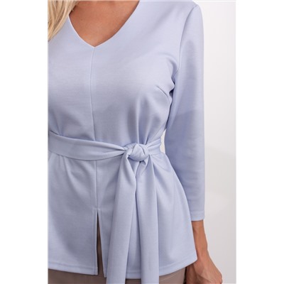 Трикотажная блуза с поясом Алисия №5