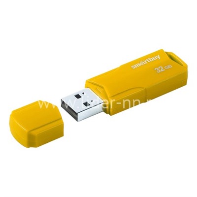USB Flash  32GB SmartBuy CLUE желтый 2.0