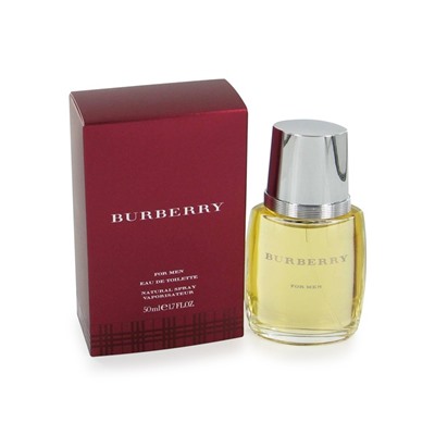 BURBERRY 50ml edt man (красный)  M~