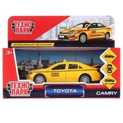 Технопарк. Модель "Toyota Camry. Такси" арт.CAMRY-T 12см, откр дв, багаж
