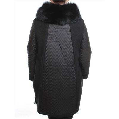 A16002 Пальто демисезонное женское (синтепон 100 гр., натуральный мех лисицы) размер 44