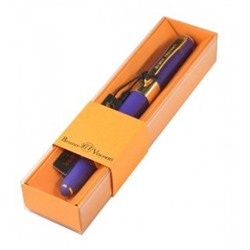 Ручка шариковая "MONACO" 0.5мм синяя в футляре (сине-фиолетовый корпус, оранжевая коробка) 20-0125/132 Bruno Visconti
