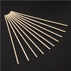 Палочки деревянные для леденцов, h=20 см, d=3 мм, 50 шт.
