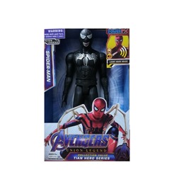 Звуковая игрушка из вселенной Марвел "Чёрный Человек паук", 29 см
