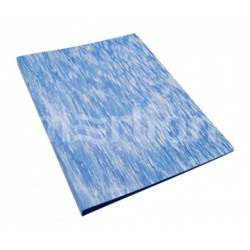 Папка с боковым зажимом пластиковая Melange MLPZ07CBLUE 0.7мм синяя (1211642) Бюрократ