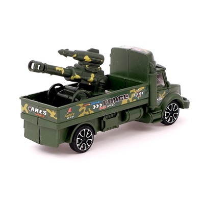 Грузовик инерционный «Военный автовоз» с пушкой