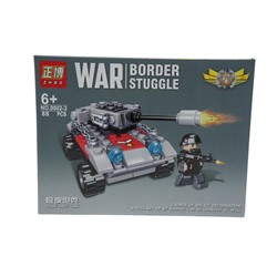 Конструктор War Border Танк 88дет. 19*14см / коробка 8002-3