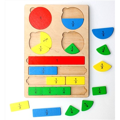 Развивающая деревянная игра «Часть и целое»
