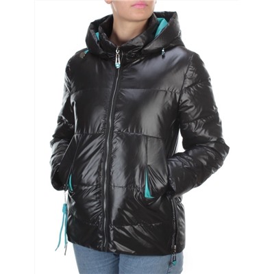 8268 BLACK Куртка демисезонная женская BAOFANI (100 гр. синтепон) размер 42 -  российский