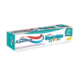 AQUAFRESH TOTAL Зубная паста 50ml  Kids Мои большие зубки 6+