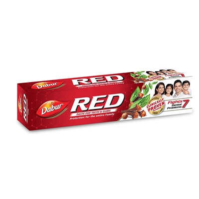 Dabur RED (РЭД зубная паста, Дабур), индийская, 100 г.