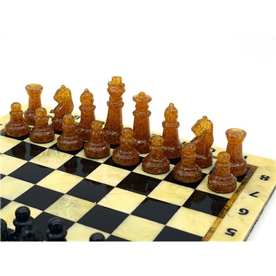 Шахматы из янтаря 255*255мм