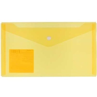 Папка-конверт на кнопке C6 Travel Expert Complete Premier 180мкм желтый 220575