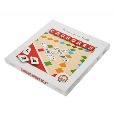 Настольная игра «Словодел» картонный белый