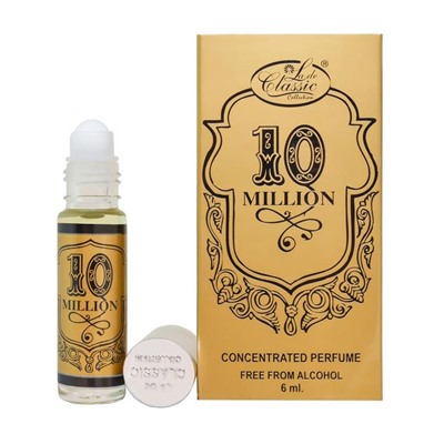 La de Classic Concentrated Perfume 10 MILLION (Мужские масляные арабские духи 10 МИЛЛИОНОВ, Ла Де Классик), 6 мл.