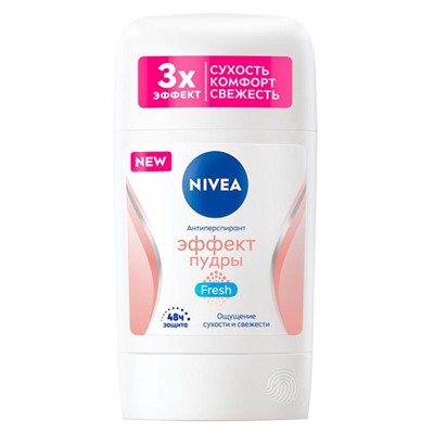 Дез.50мл стик women Эффект пудры Fresh Nivea