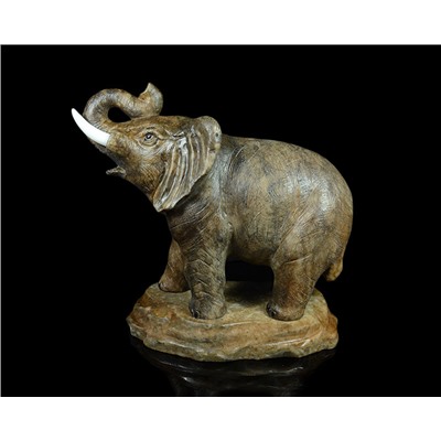 Скульптура из кальцита "Слон" 255*125*230мм